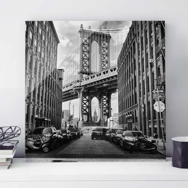 Obraz na szkle - Most Manhattan w Ameryce