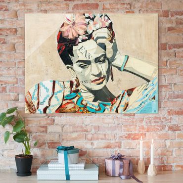 Obraz na szkle - Frida Kahlo - Kolaż Nr 1