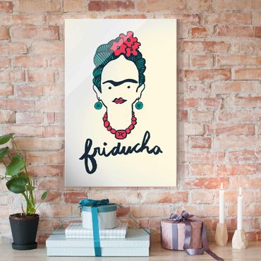 Obraz na szkle - Frida Kahlo - Friducha