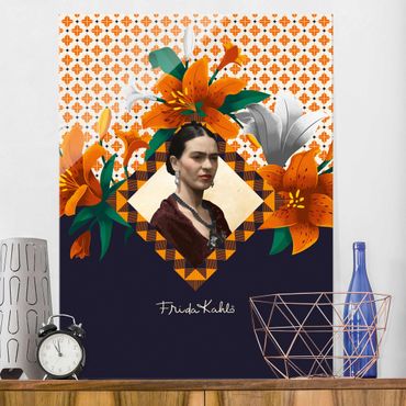 Obraz na szkle - Frida Kahlo - Lilie