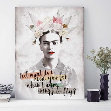 Obraz na szkle - Frida Kahlo - Cytat