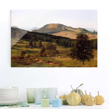 Obraz na szkle - Albert Bierstadt - Góry i doliny