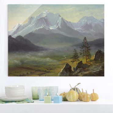 Obraz na szkle - Albert Bierstadt - Mont Blanc