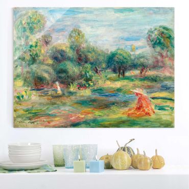 Obraz na szkle - Auguste Renoir - Krajobraz w pobliżu Cagnes