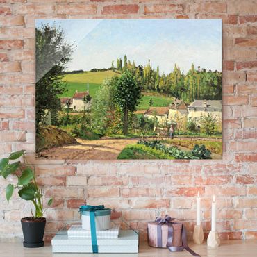 Obraz na szkle - Camille Pissarro - Mała wioska