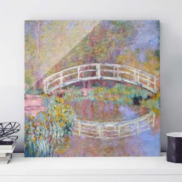 Obraz na szkle - Claude Monet - Most Moneta w ogrodzie