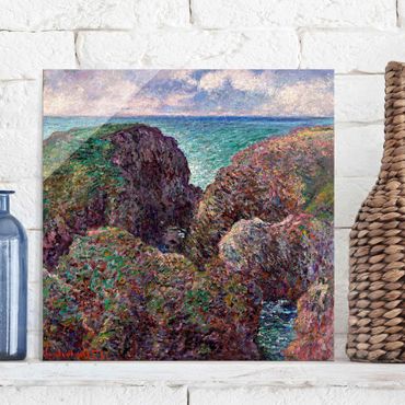 Obraz na szkle - Claude Monet - Grupa skalna Port-Goulphar