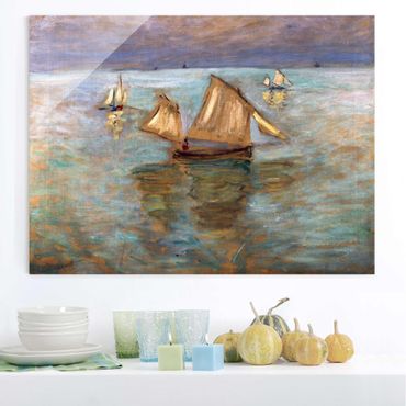 Obraz na szkle - Claude Monet - Łodzie rybackie