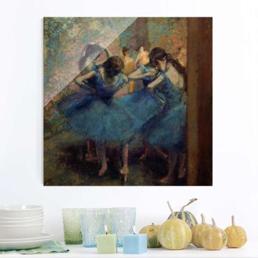 Obraz na szkle - Edgar Degas - Niebieskie tancerki