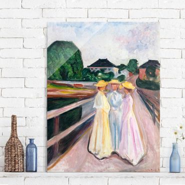 Obraz na szkle - Edvard Munch - Trzy dziewczynki