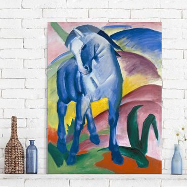 Obraz na szkle - Franz Marc - Niebieski Horse