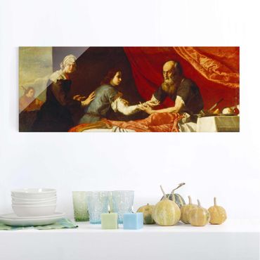Obraz na szkle - Jusepe de Ribera - Izaak i Jakub