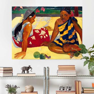 Obraz na szkle - Paul Gauguin - Kobiety z Tahiti