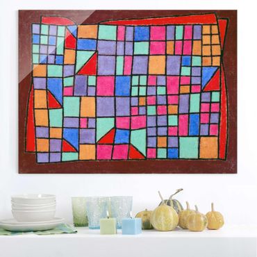 Obraz na szkle - Paul Klee - Szklana fasada