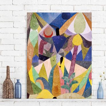 Obraz na szkle - Paul Klee - Łagodny pejzaż tropikalny