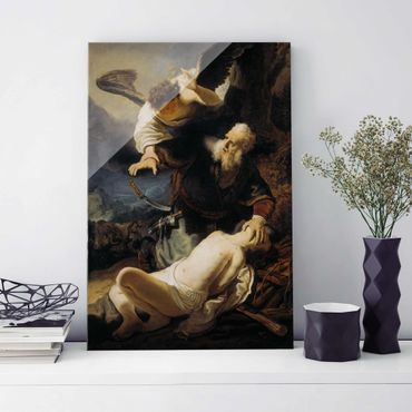Obraz na szkle - Rembrandt van Rijn - Ofiarowanie Izaaka