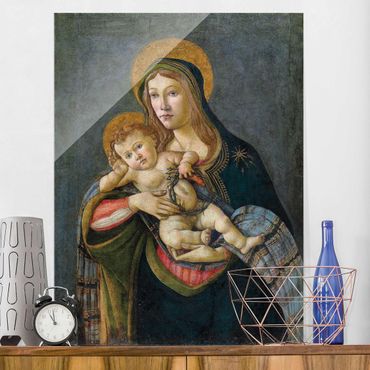 Obraz na szkle - Sandro Botticelli - Madonna z Dzieciątkiem
