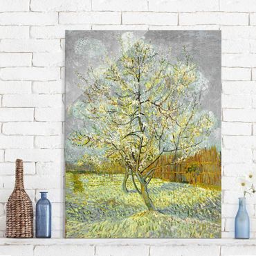 Obraz na szkle - Vincent van Gogh - Różowe drzewo brzoskwiniowe