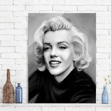 Obraz na szkle - Marilyn prywatnie