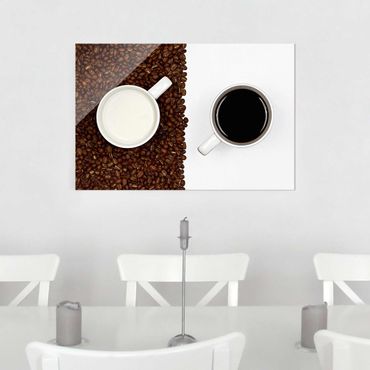 Obraz na szkle - Kawa mleczna