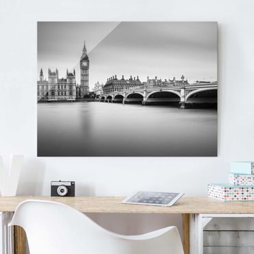 Obraz na szkle - Most Westminsterski i Big Ben