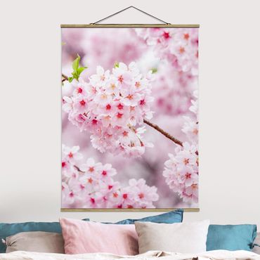 Plakat z wieszakiem - Japońskie kwiaty wiśni