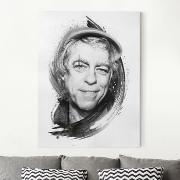 Obraz na płótnie - Artyści 4 Viva con Agua - Bob Geldof - Strassenkoeter - Viva con Agua