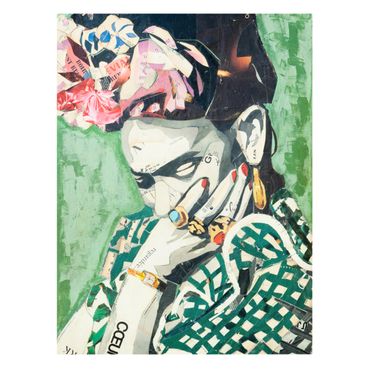 Obraz na płótnie - Frida Kahlo - kolaż Nr 3