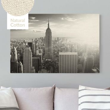 Obraz na naturalnym płótnie - Manhattan Skyline