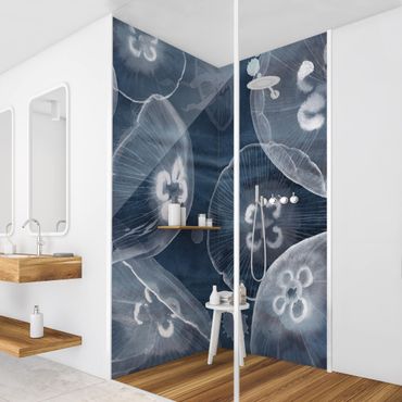 Tylna ścianka prysznicowa - Moon Jellyfish II