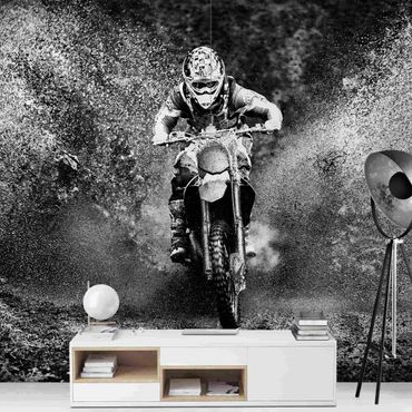 Fototapeta - Motocross w błocie