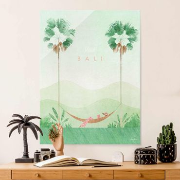 Obraz na szkle - Plakat podróżniczy - Bali