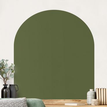 Naklejka na ścianę - Round Arch - Dark Green