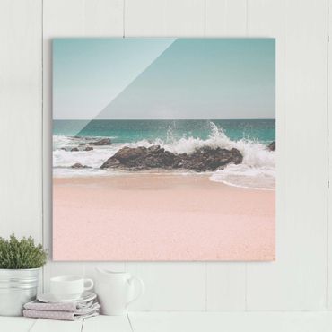 Obraz na szkle - Słoneczna Plaża Meksyk