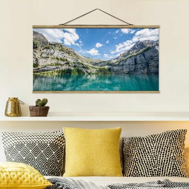 Plakat z wieszakiem - Jezioro Dreamy Mountain