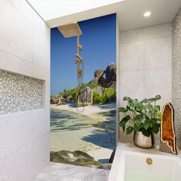 Tylna ścianka prysznicowa - Dream Beach Seychelles