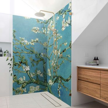 Tylna ścianka prysznicowa - Vincent Van Gogh - Almond Blossom