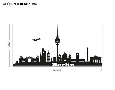 Naklejka na ścianę - Berlin Skyline