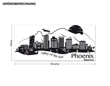 Naklejka na ścianę - Skyline Phoenix Arizona