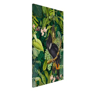 Tablica magnetyczna - Kolorowanka - Kakadu w dżungli