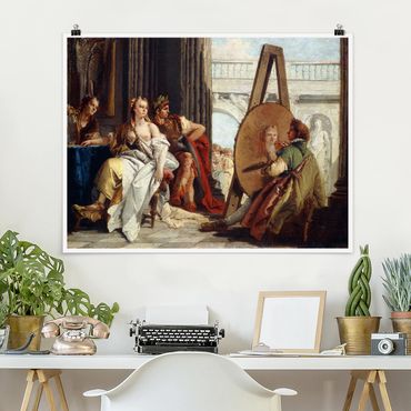 Plakat - Giovanni Battista Tiepolo - Aleksander Wielki