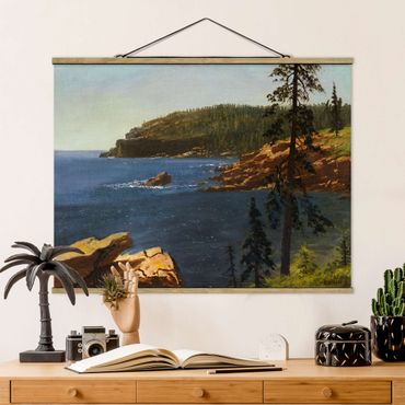 Plakat z wieszakiem - Albert Bierstadt - Wybrzeże Kalifornii