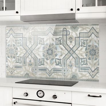 Panel szklany do kuchni - Panel drewniany Persian Vintage III