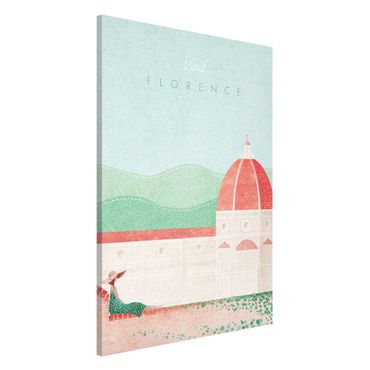 Tablica magnetyczna - Plakat podróżniczy - Florencja