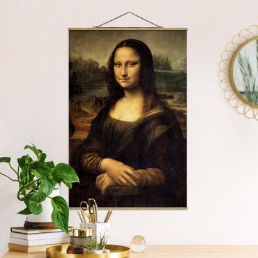 Plakat z wieszakiem - Leonardo da Vinci - Mona Lisa