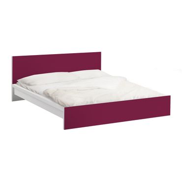 Okleina meblowa IKEA - Malm łóżko 180x200cm - Kolor Wino Czerwony
