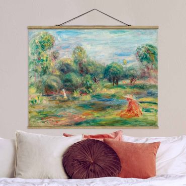 Plakat z wieszakiem - Auguste Renoir - Krajobraz w pobliżu Cagnes