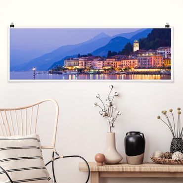 Plakat - Bellagio nad jeziorem Como
