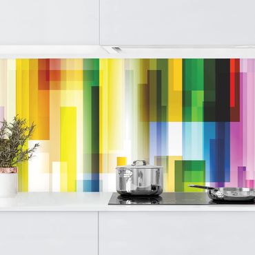 Panel ścienny do kuchni -Rainbow Cubes