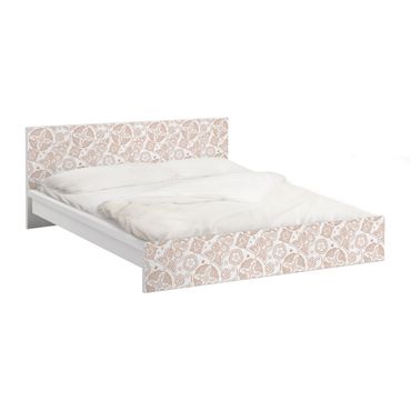 Okleina meblowa IKEA - Malm łóżko 160x200cm - Grafika henny